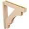 Ekena Millwork 6-in W x 32-in D x 38-in H Balboa Block Rough Cedar Woodgrain TimberThane Outlooker, Primed Tan OUTUR060X32X38BOA44RCPR - alternate 5